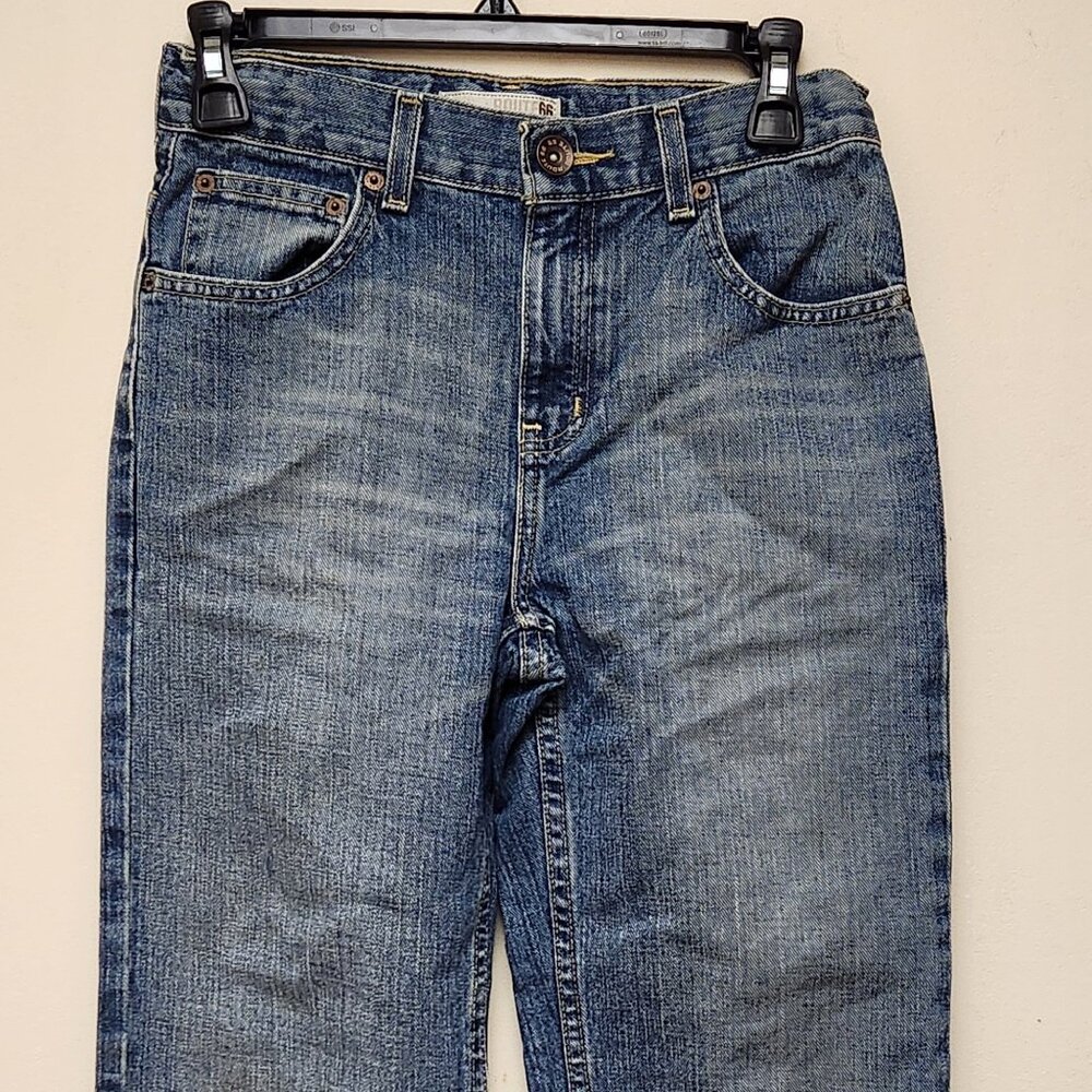 Route 66 Boys Bootcut Stonewash Denim Jeans size 10H Husky